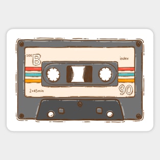 B side tape cassette Magnet